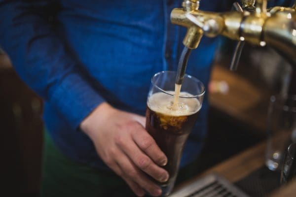 pouring-keg