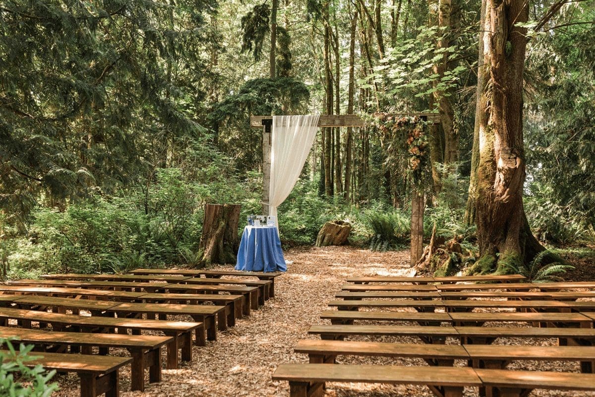 Snohomish wedding venue twin willow gardens